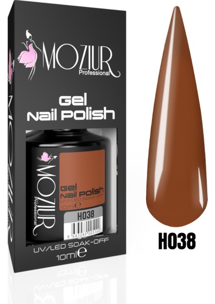 Mozıur H038 Uv LED Kalıcı Oje 10ML