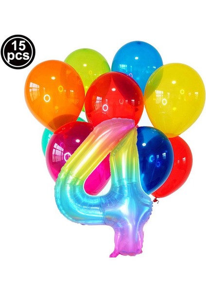 Mini Party Store Gökkuşağı Renkli Balon Set