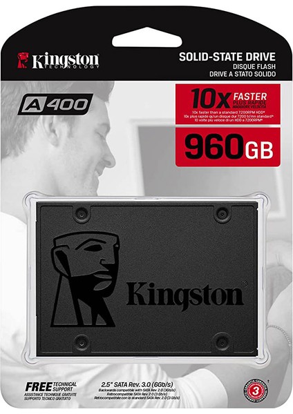 Sa400S37-960G A400 960GB 500-450 Sata SSD