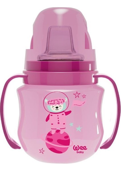 Wee Baby Galaxy Akıtmaz Alıştırma Bardağı 125 ml Pembe