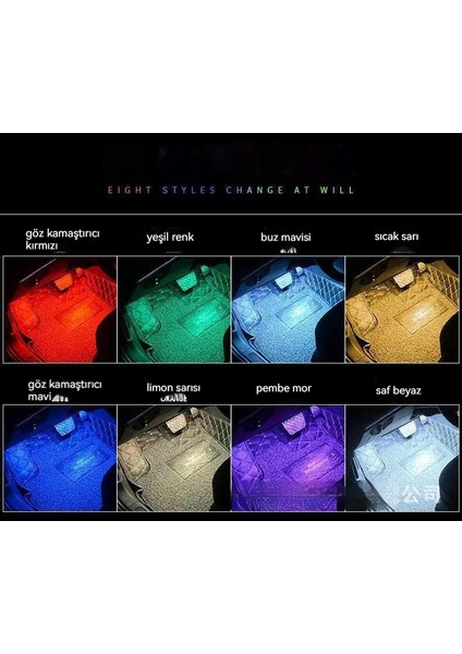 Araba Ortam Işığı LED Dekoratif Işıklar (Yurt Dışından) modelleri