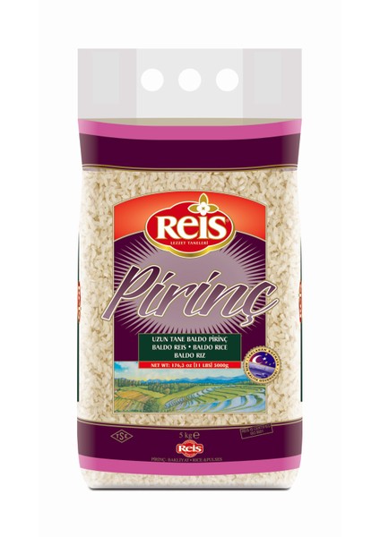 Gönen 5 kg Baldo Pirinç (Baldo Rice) Uzun Tane