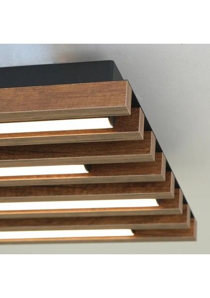 voxlamp lighting solutions LED Avize Plafonyer Rod Wood 40*40CM