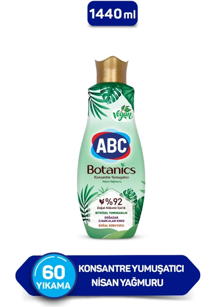 Abc Botanics Konsantre Yumuşatıcı Nisan Yağmuru 1440 ML