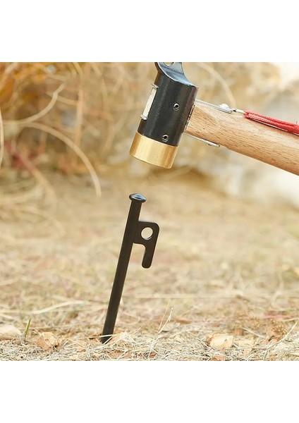 10 Adet 20 cm Transmisyon Demir Çadır Çivisi, Çadır Kazığı, Kaymaz Kancalı Kazık, Branda Çivisi