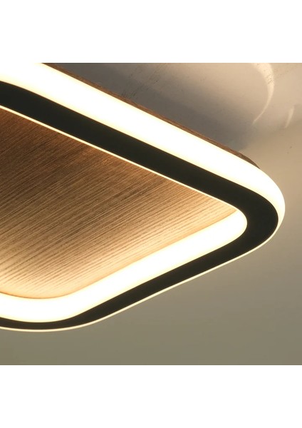 LED Avize Plafonyer Basıs Wood Kare fırsatları