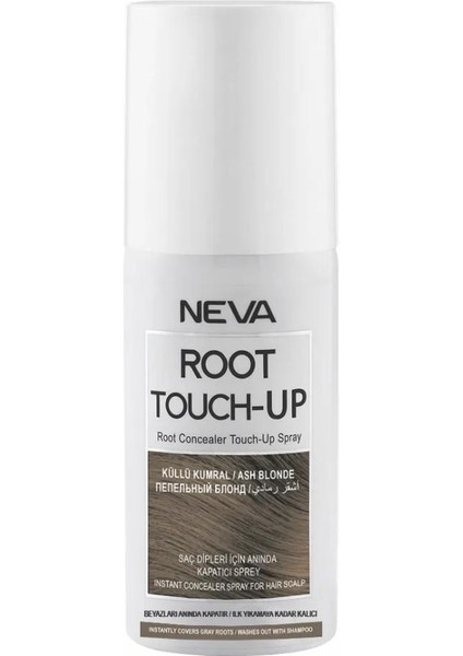 Neva Touch-Up Saç Kapatıcı Sprey Küllü Kumral 75 ml x 4 Adet