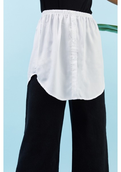 Viskon Gömlek Etek - Kırık Beyaz fiyatları