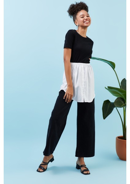 Viskon Gömlek Etek - Kırık Beyaz indirimleri