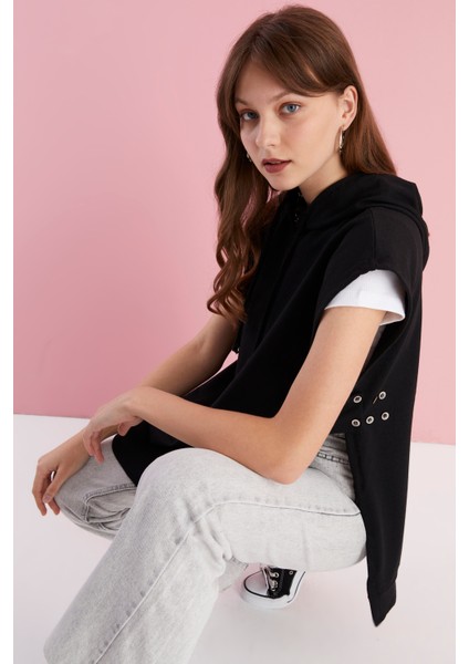 Süveter Kadın Sweatshirt - Siyah fırsatları