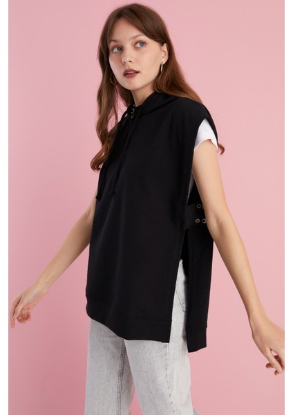 Süveter Kadın Sweatshirt - Siyah indirimleri