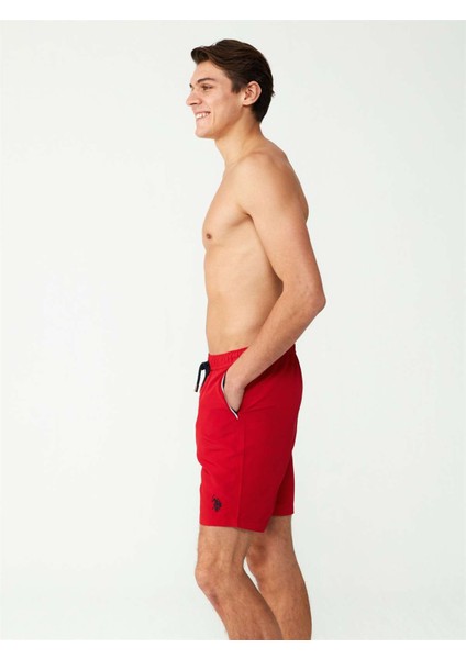 Erkek Kırmızı Uzun Deniz Şortu fiyatları
