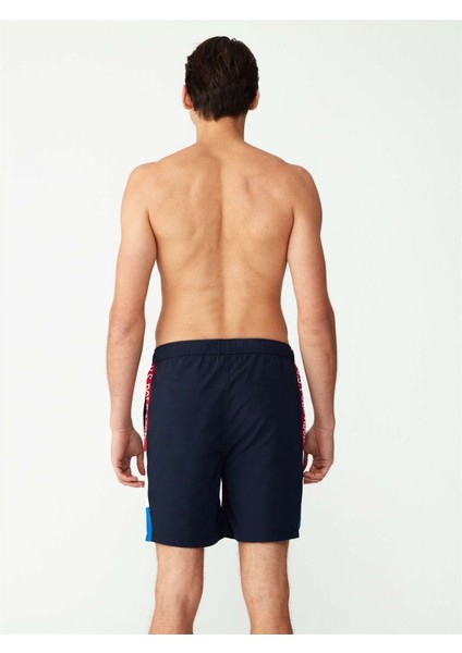 Erkek Lacivert Uzun Deniz Şortu fırsatları