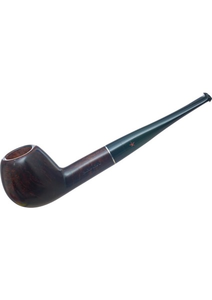 Kırmızı Yıldız 103 9mm. Filtreli Ebonit Saplı Pipo