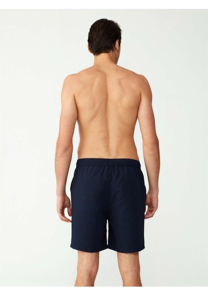 Erkek Lacivert Uzun Deniz Şortu modelleri