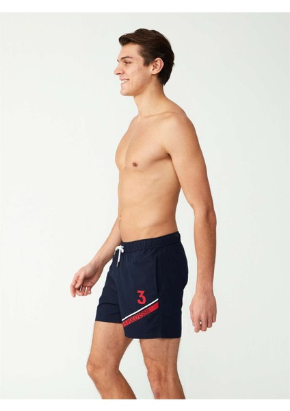 Erkek Lacivert Orta Boy Deniz Şortu fiyatları