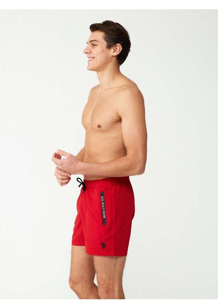 Erkek Kırmızı Orta Boy Deniz Şortu fiyatları