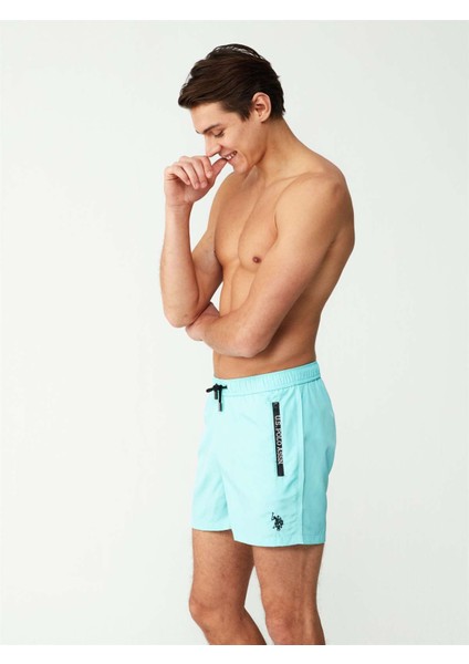 Erkek Mint Orta Boy Deniz Şortu modelleri