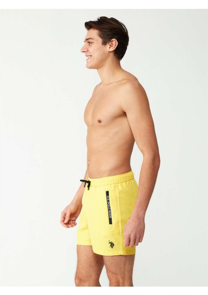 Erkek Sarı Orta Boy Deniz Şortu fiyatları