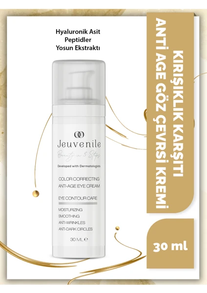 Göz Çevresi Kırışıklık, Morluk ve Şişlik Karşıtı Anti-aging Krem 30 ml (AVRUPA 25 YIL İNOVASYON ÖDÜLLÜ) - Anti-Age Eye Cream 30 ml