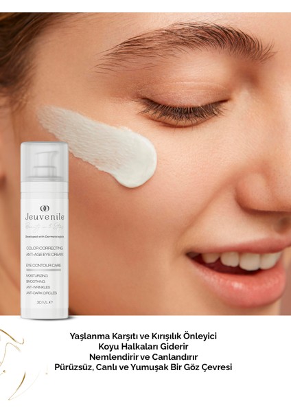 Göz Çevresi Kırışıklık, Morluk ve Şişlik Karşıtı Anti-aging Krem 30 ml (AVRUPA 25 YIL İNOVASYON ÖDÜLLÜ) - Anti-Age Eye Cream 30 ml