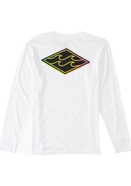 Crayon Wave Long Sleeve Erkek Tişört