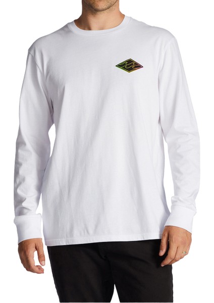 Crayon Wave Long Sleeve Erkek Tişört