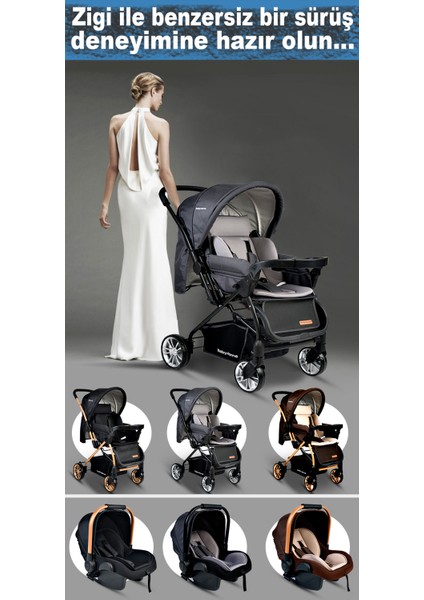 Bh-790 Gold Urbo Travel Sistem Bebek Arabası fırsatları