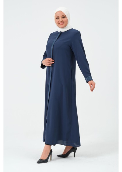 Belinay Petek Kumaş Kadın Tesettür Ferace modelleri