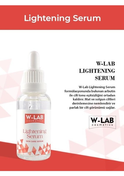 Kozmetik Lightening Serum 30 ml