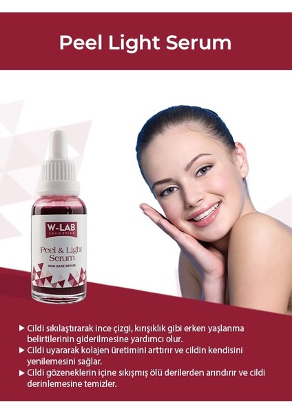 Kozmetik Peel And Light Serum 30 ml