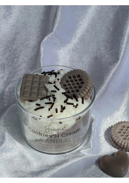 Cookie Kurabiye Cream Krem Vanilya Çikolata Aromaterapi Kokulu Mum indirimleri