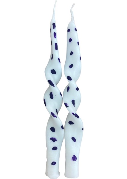 2li Burgulu Kokulu Renkli Şamdan Mum fiyatları