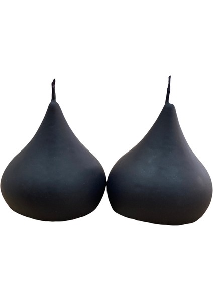 Dekoratif Armut Modeli Esanslı ( Kokulu ) 2'li Mum Seti El Yapımı