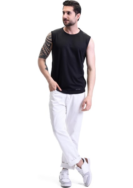 Erkek Nem Emici Hızlı Kuruma Atletik Teknik Performans Sporcu Sıfır Kol T-Shirt Gym 108 fiyatları