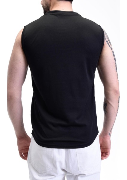 Erkek Nem Emici Hızlı Kuruma Atletik Teknik Performans Sporcu Sıfır Kol T-Shirt Gym 108 indirimleri