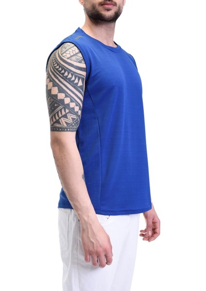 Erkek Nem Emici Hızlı Kuruma Atletik Teknik Performans Sporcu Sıfır Kol T-Shirt Gym 108 modelleri