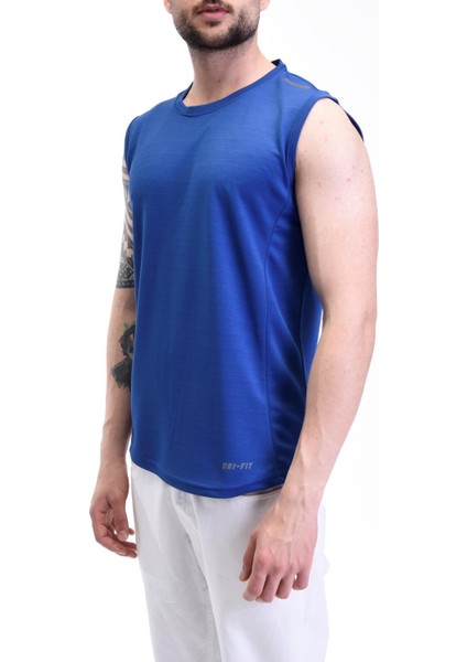Erkek Nem Emici Hızlı Kuruma Atletik Teknik Performans Sporcu Sıfır Kol T-Shirt Gym 108 fırsatları