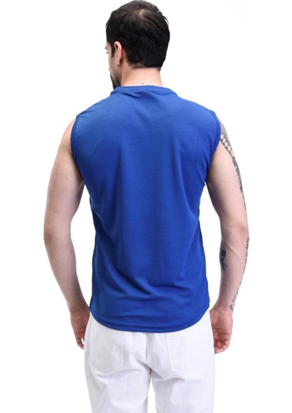 Erkek Nem Emici Hızlı Kuruma Atletik Teknik Performans Sporcu Sıfır Kol T-Shirt Gym 108 indirimleri