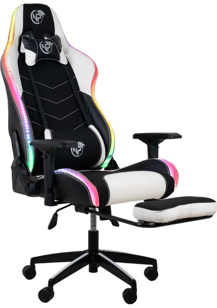 GC3001BW Masaj Yastıklı, Rgb LED Işıklı, 4d Kolçaklı, Ayak Destekli Profesyonel Oyuncu Koltuğu fiyatları