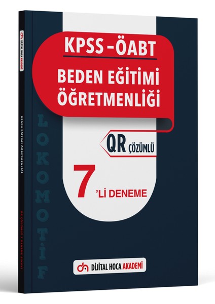 2023 Kpss Öabt Beden Eğitimi Öğretmenliği Lokomotif Serisi Qr Çözümlü 7'li Deneme