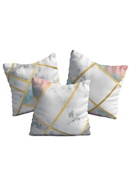 Alban Home Dijital Baskı 3'lü Kırlent Yastık Kılıfı fiyatları