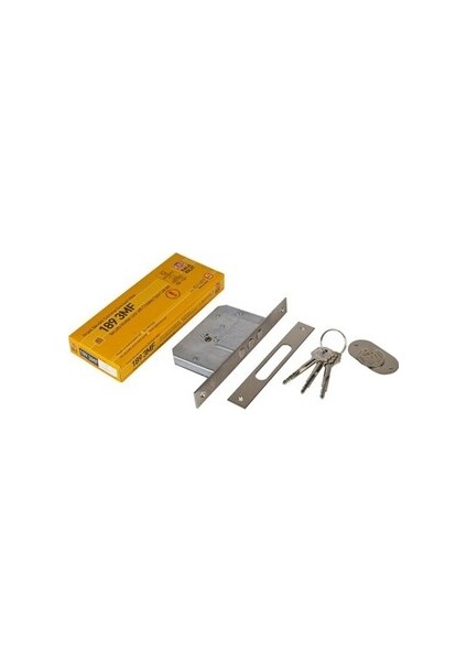 Kilit Kale 189 Mf 45 mm 3 Adet Çivili Anahtarlı