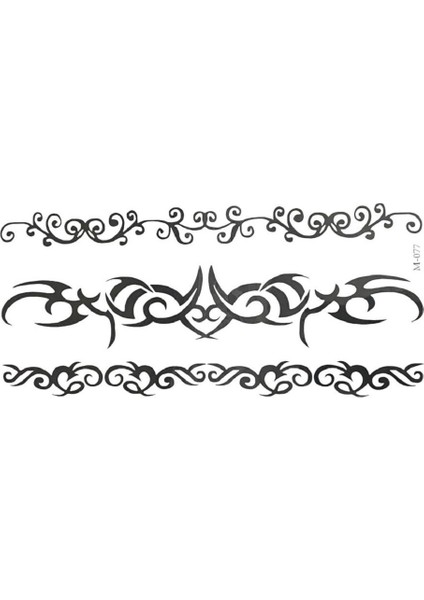 Geçiçi Dövme - Unisex Bel, Kol, Bacak Geçici Dövme - 3 Farklı Model - Temporary Tattoo