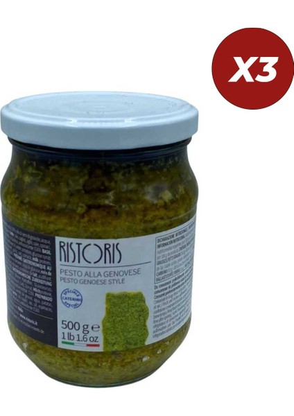 Pesto Sos 500 gr 3 Adet
