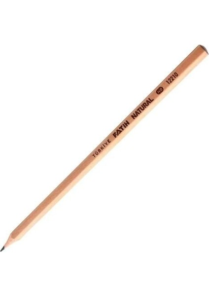 12210 Natural Köşeli Mercanlı Kurşun Kalem Hb