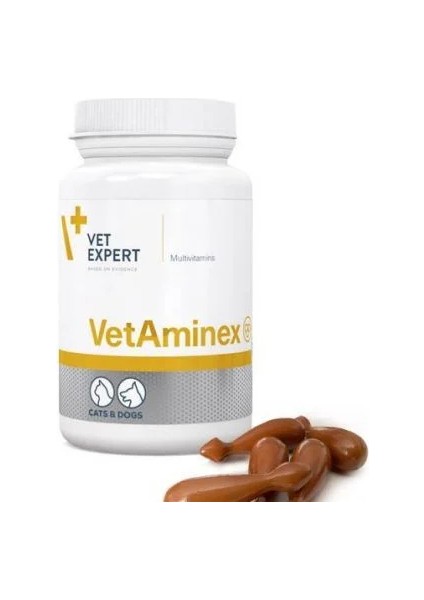 Vetexpert Vetaminex Kedi Köpekler Için Vitamin ve Mineral Kompleksi 60 Kapsül VET.PLNT02