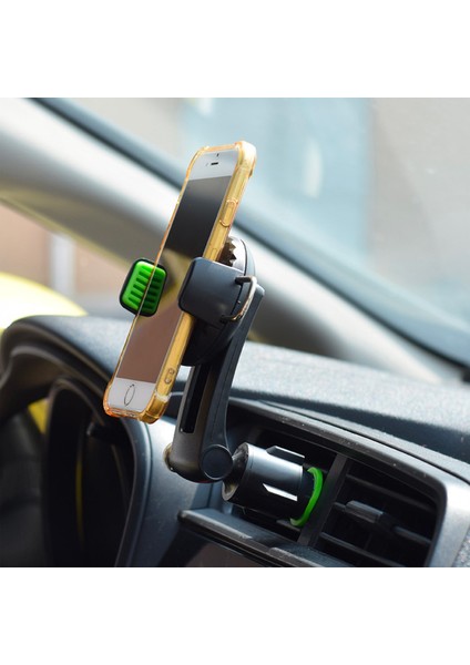 Ally 360 Dönebilen Araç Klima Havalandırma Bölmesi Kancalı Telefon Tutucu modelleri