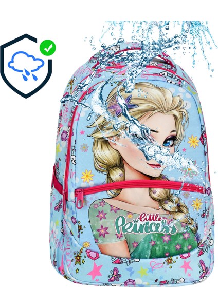Ilkokul Frozen Desenli Kız Çocuk Ilkokul Çantası + Beslenme Çantası