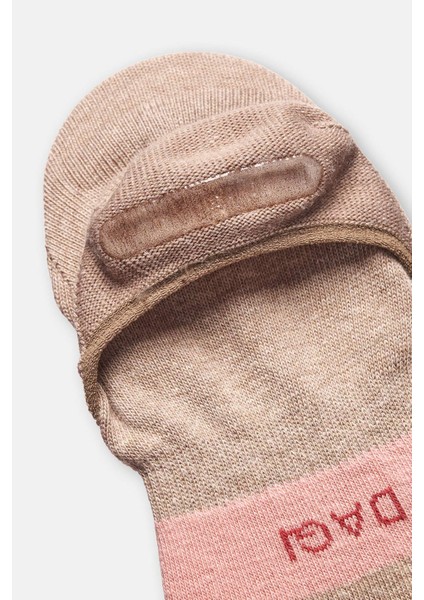 Pembe Kadın Renkli Görünmez Çorap 2'li fırsatları